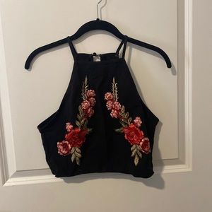 Floral Charlotte Russe crop top